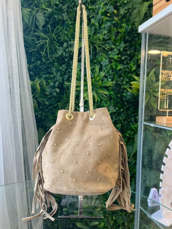 Bolso flecos tachuelas 25 - Imagen 6