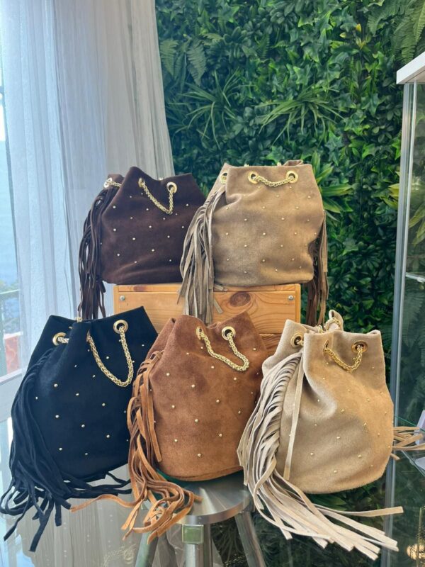 Bolso flecos tachuelas 25 - Imagen 7