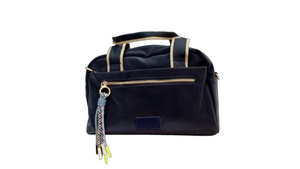 Bolso tela bicolor