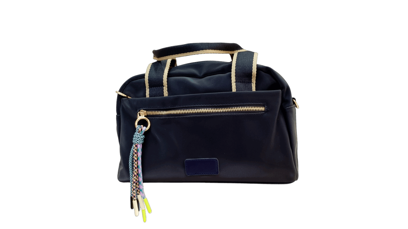 Bolso tela bicolor