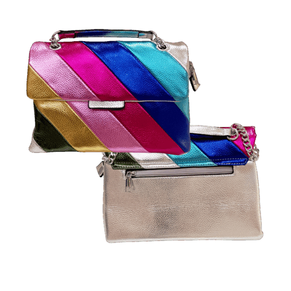 Bolso arcoiris metalizado - Imagen 3
