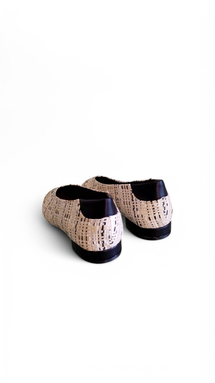 Zapato bicolor encaje negro - Imagen 5