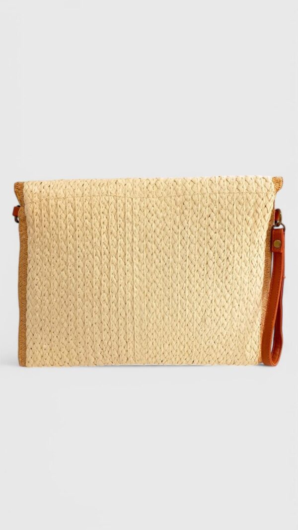 Bolso rafia ojo