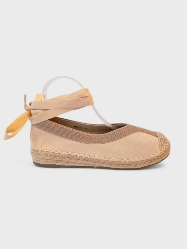 Alpargata basic cinta beige