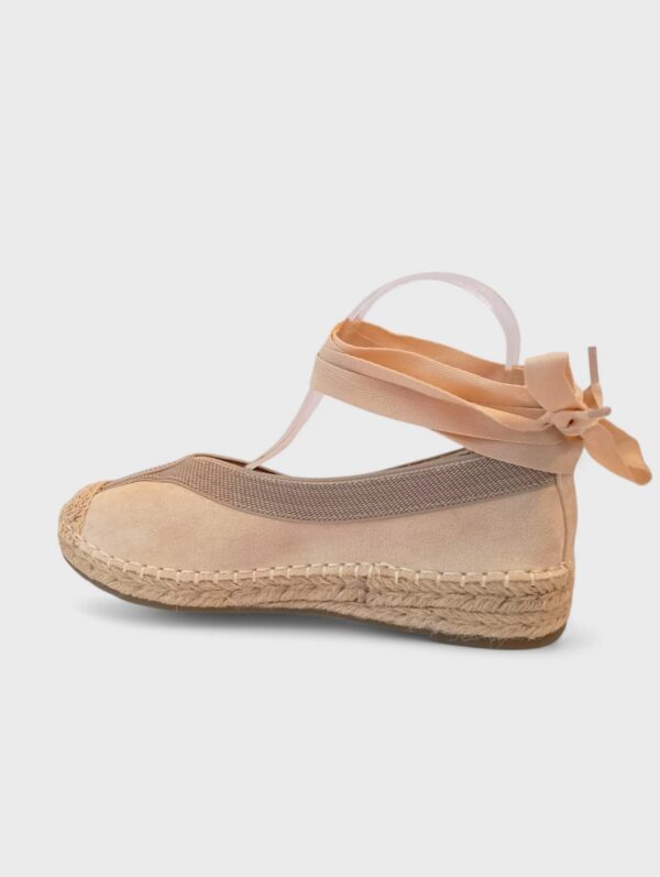 Alpargata basic cinta beige - Imagen 3