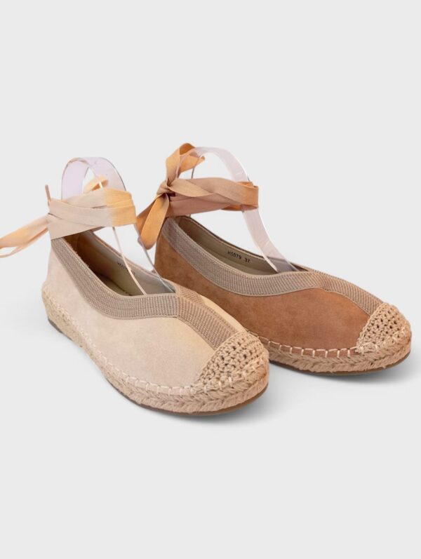 Alpargata basic cinta beige - Imagen 5