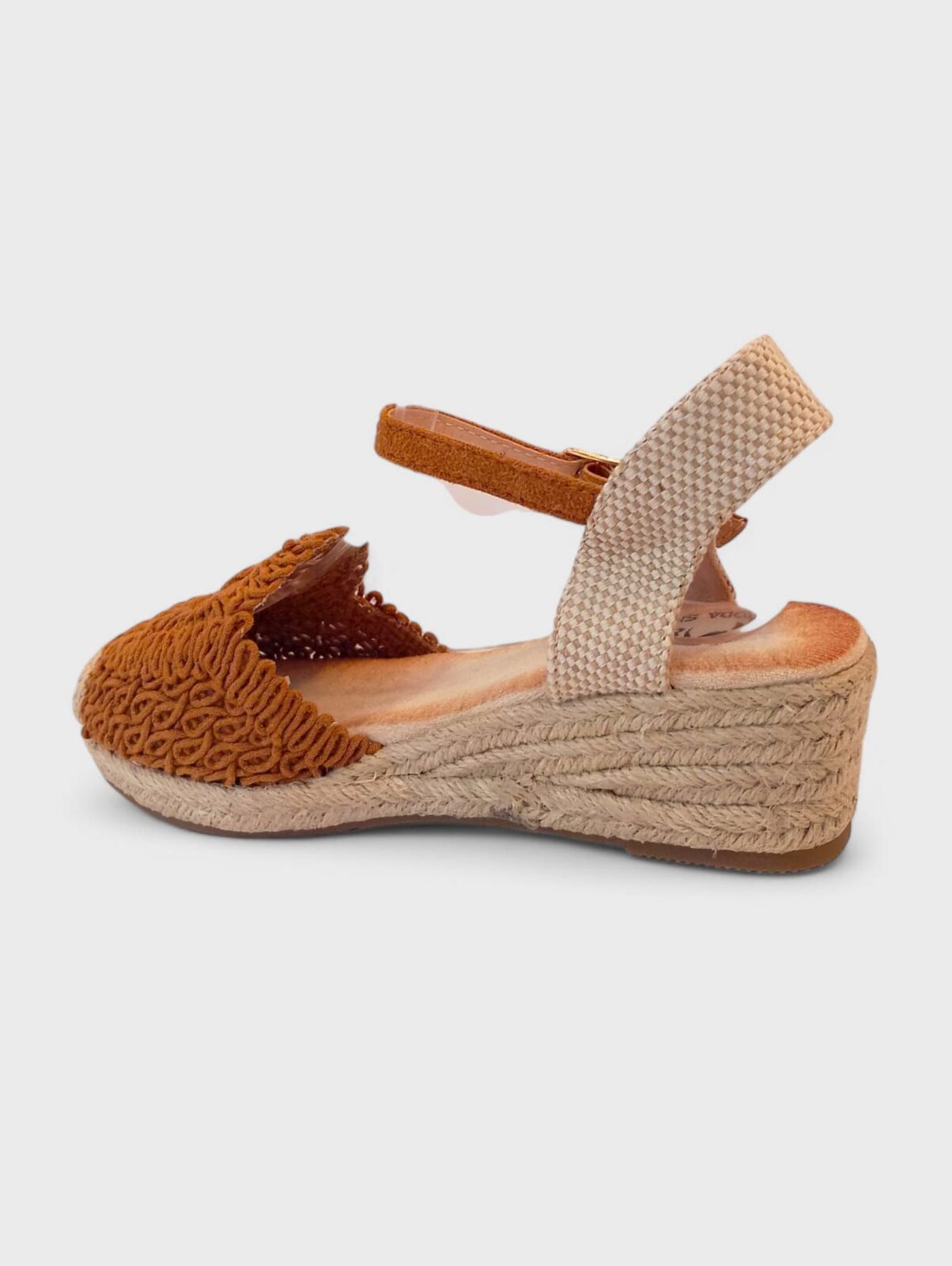 Cuña hilo flor mini camel - Imagen 3