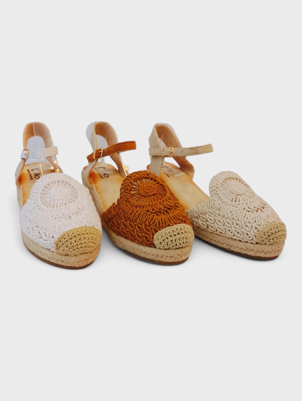 Cuña hilo flor mini camel - Imagen 5