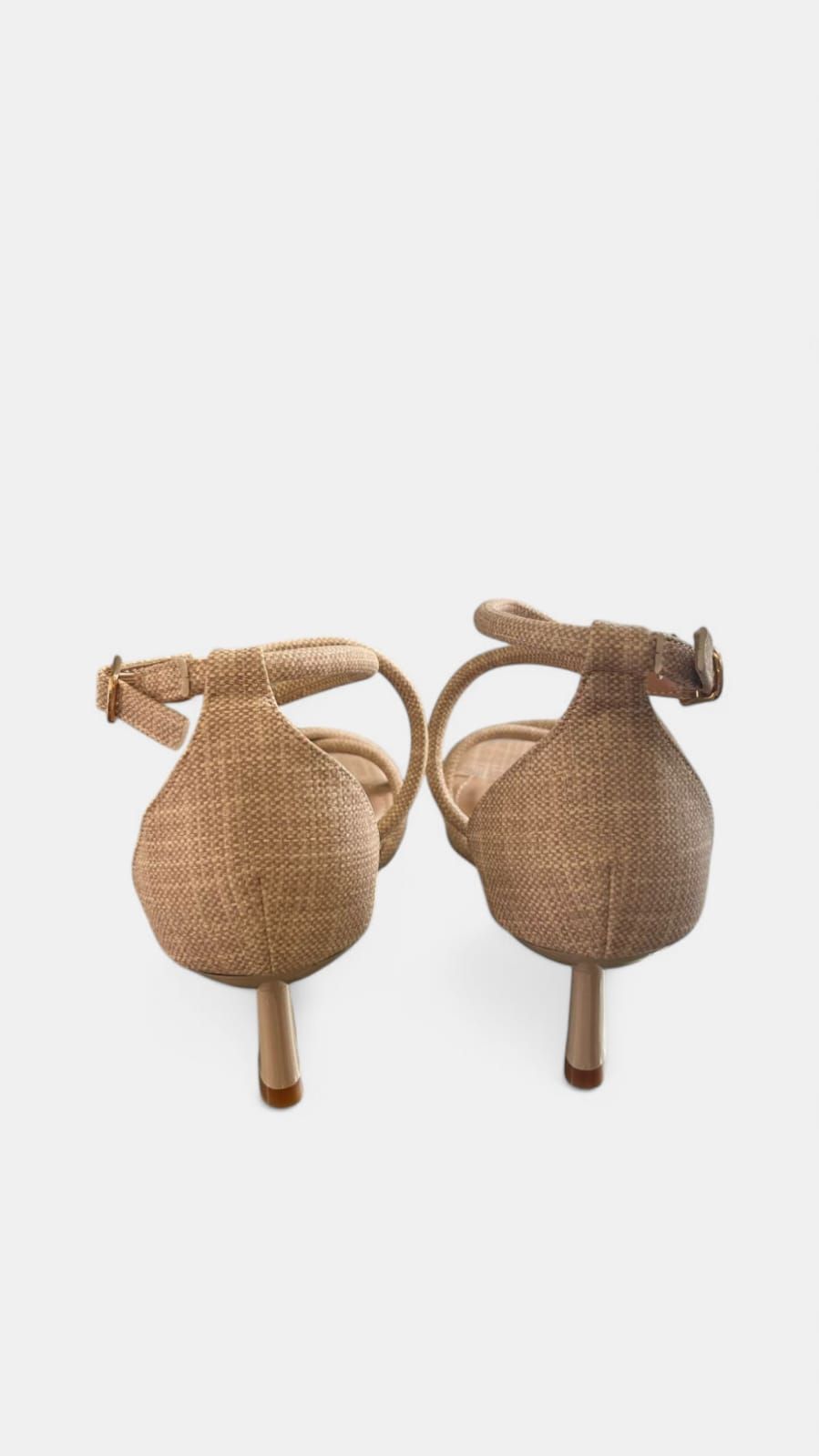 Tacon fino tiras beige - Imagen 6