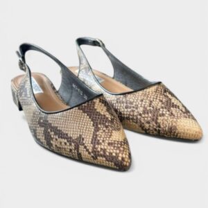 Zapato plano animal print serpiente