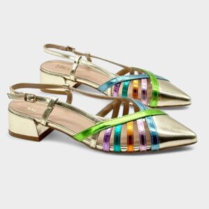 Zapato especial desta. dorado
