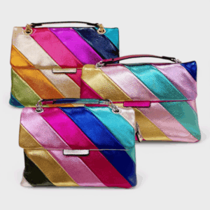 Bolso arcoiris metalizado