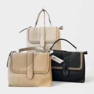 Bolso bordado compartimento