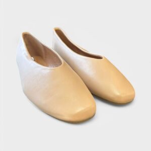 Zapato francesa clasico beige