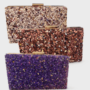 Bolso piedras mano