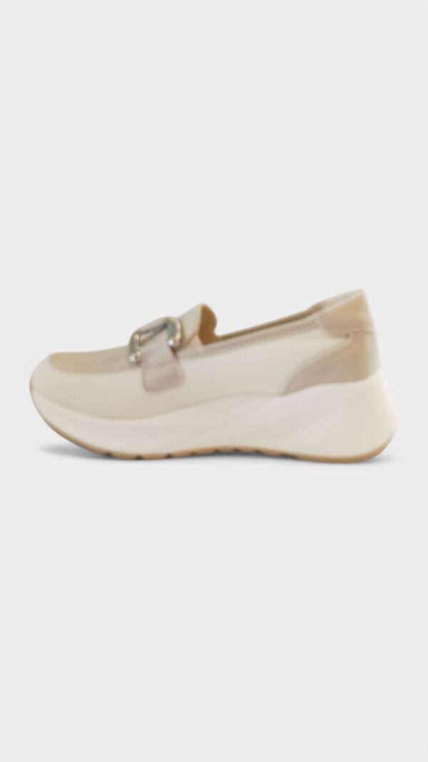 Tenis mocasin anita 2 beige - Imagen 3