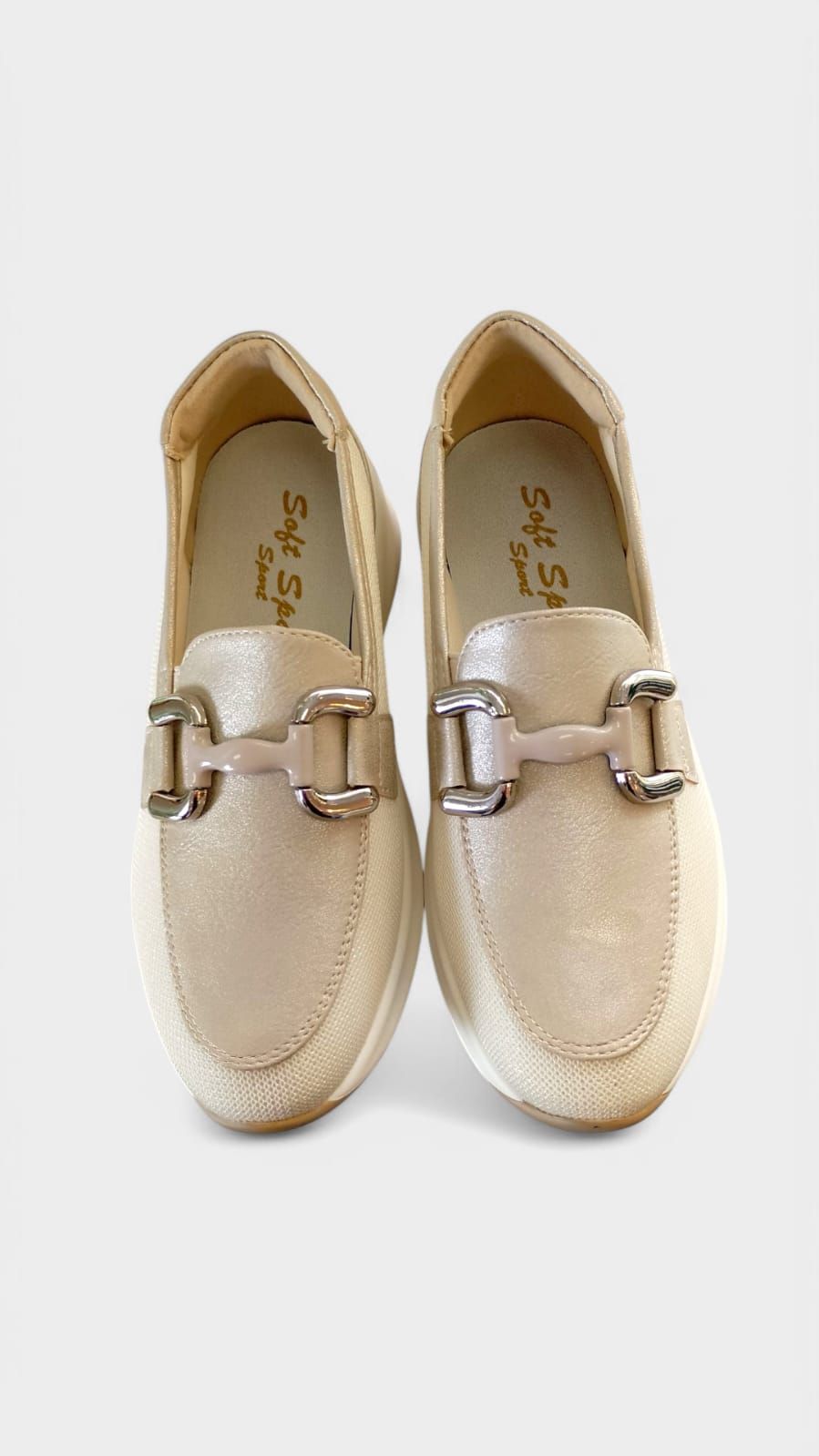 Tenis mocasin anita 2 beige - Imagen 4