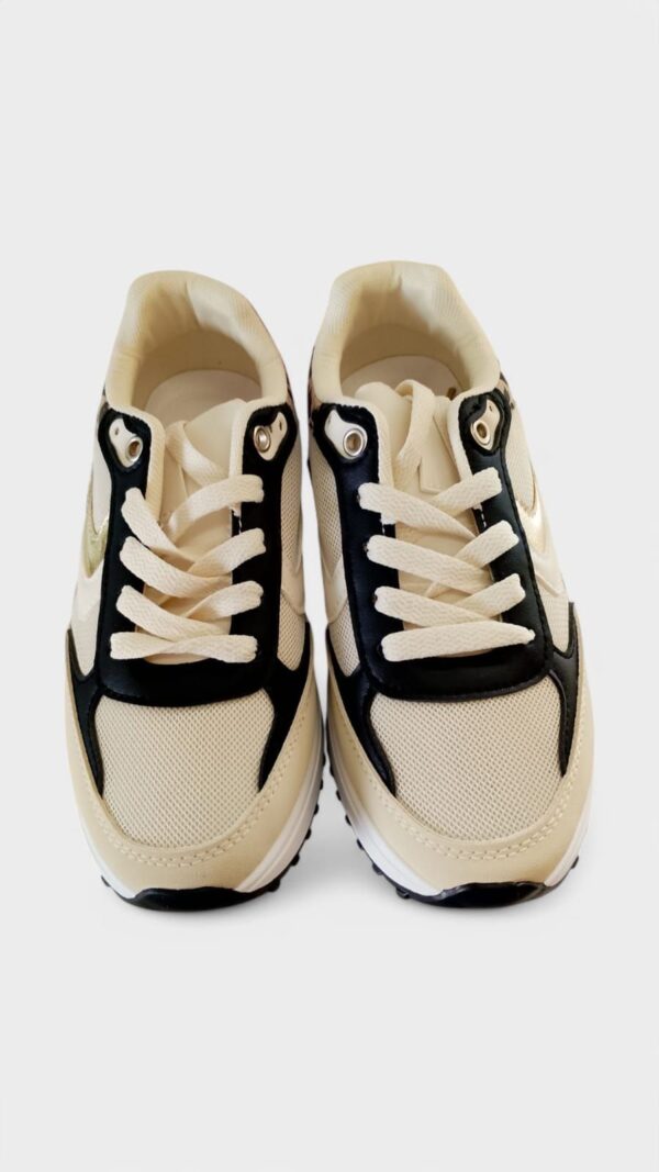 Tenis negro leopardo - Imagen 4
