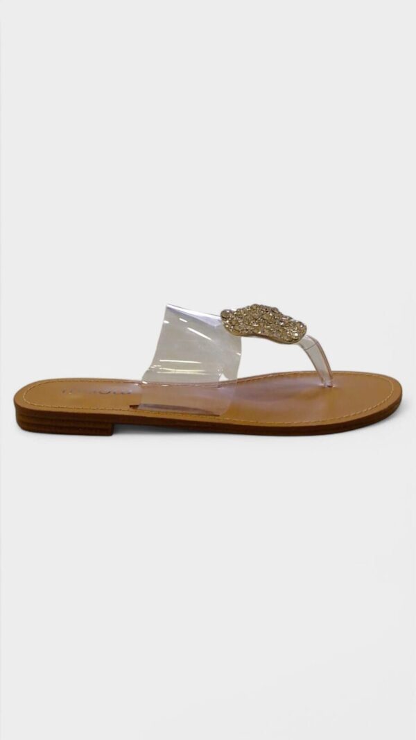 Sandalia esclava moow transparente