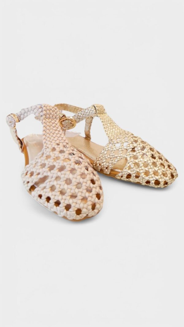 Cangrejera crochet beige - Imagen 5