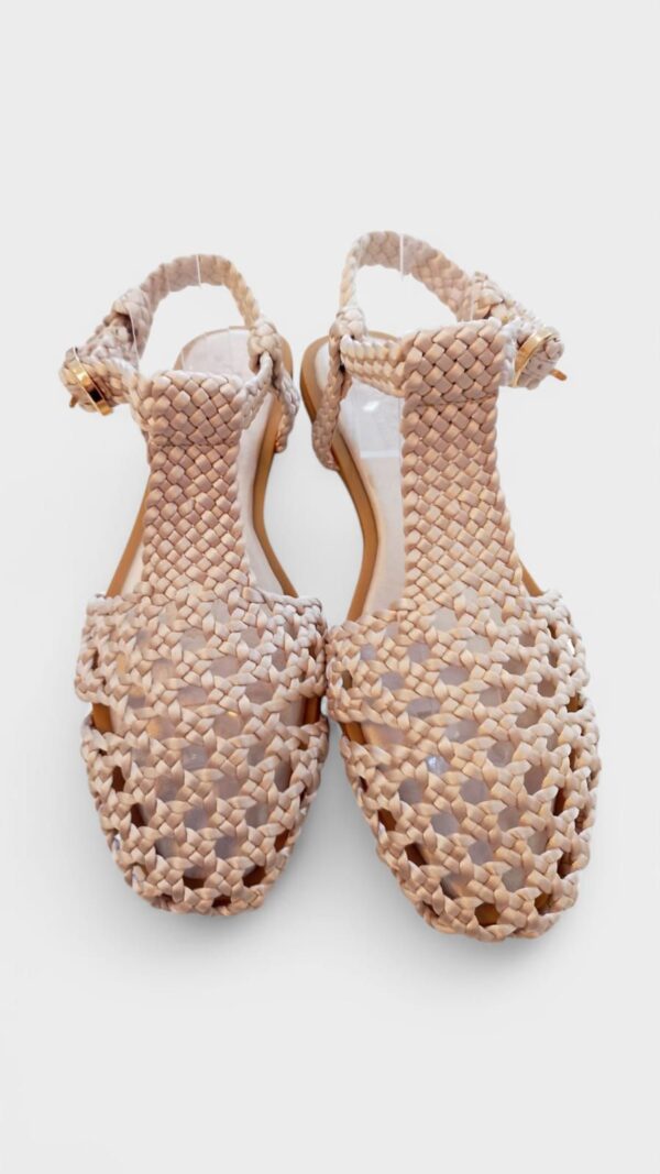 Cangrejera crochet beige - Imagen 4