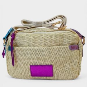 Bolso rafia bandolera
