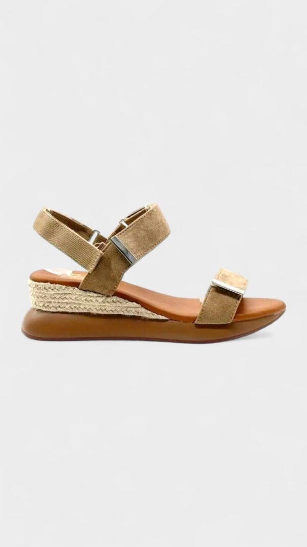 Sandalia Sofia velcro kaki
