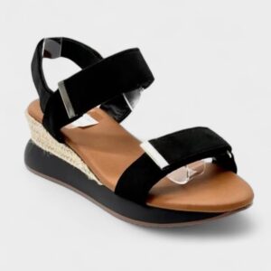 Sandalia Sofia velcro negro