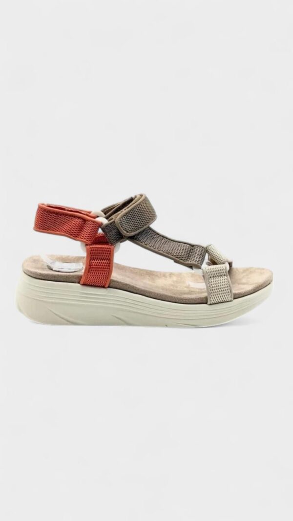 Sandalia afur velcro kaki