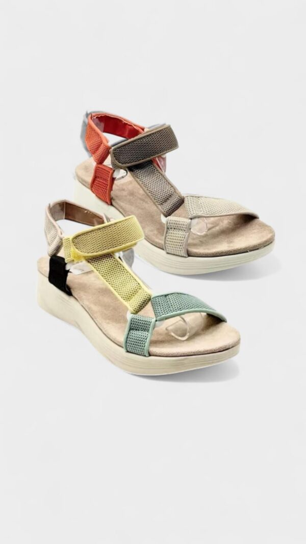 Sandalia afur velcro kaki - Imagen 3