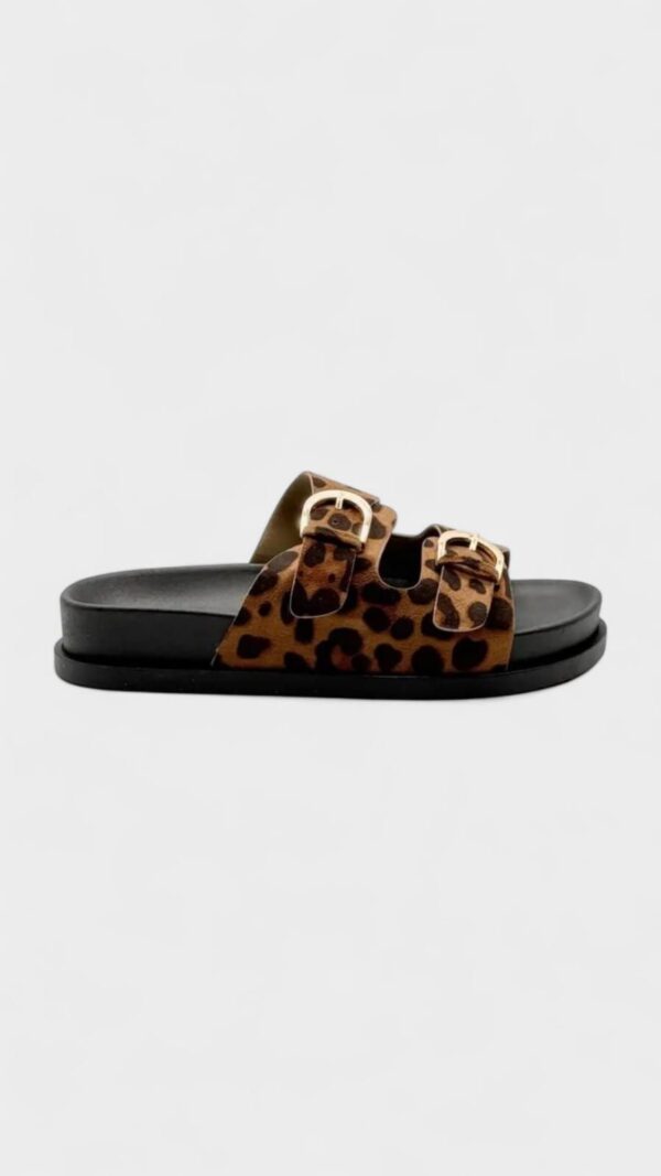 Sandalia hebilla leopardo - Imagen 3