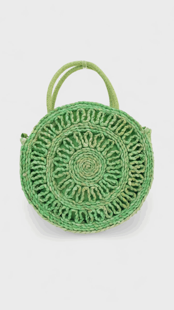 Bolso Rafia Redondo - Imagen 3