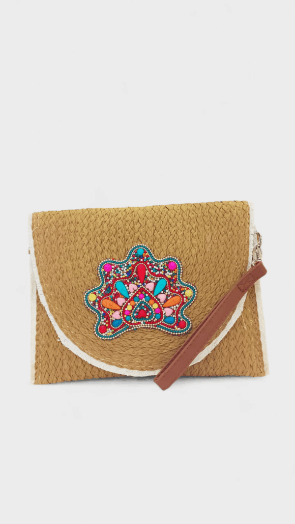 Bolso Rafia Sobre Piedras - Imagen 3