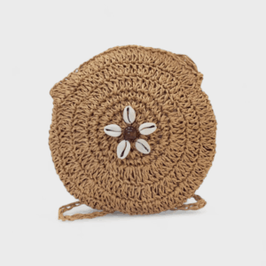 Bolso Mini Redondo Conchas