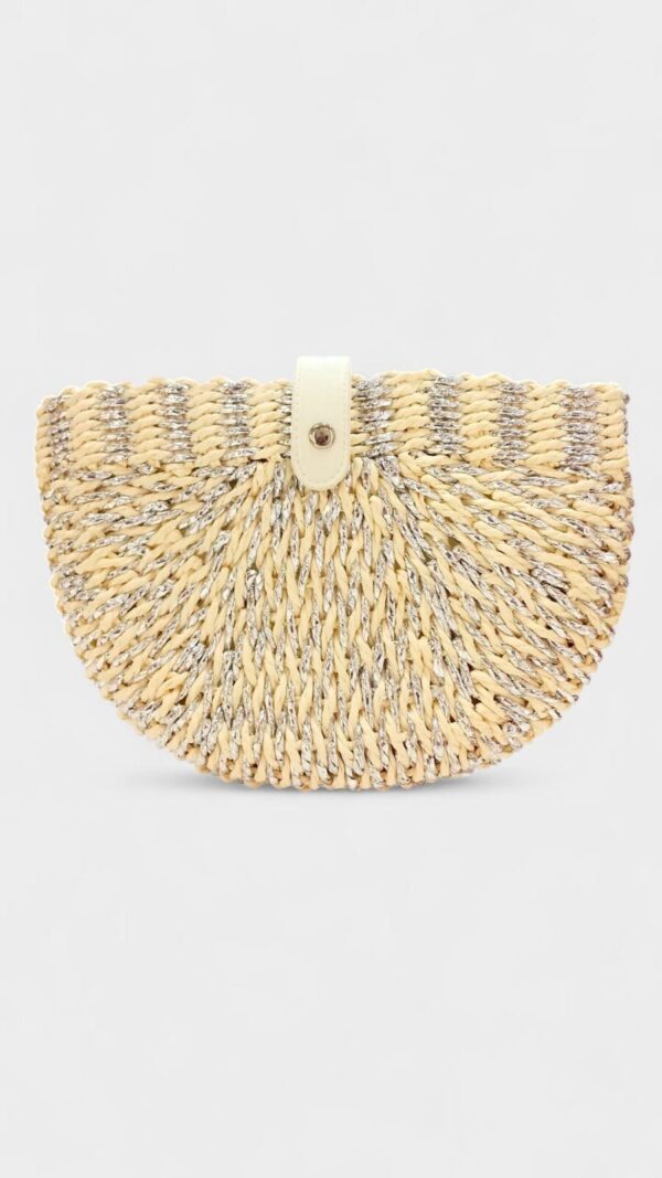 Bolso semiluna bicolor - Imagen 3