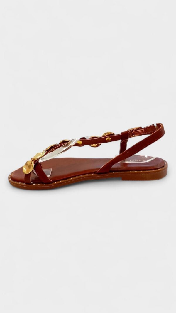 Sandalia cairo monedas camel - Imagen 4
