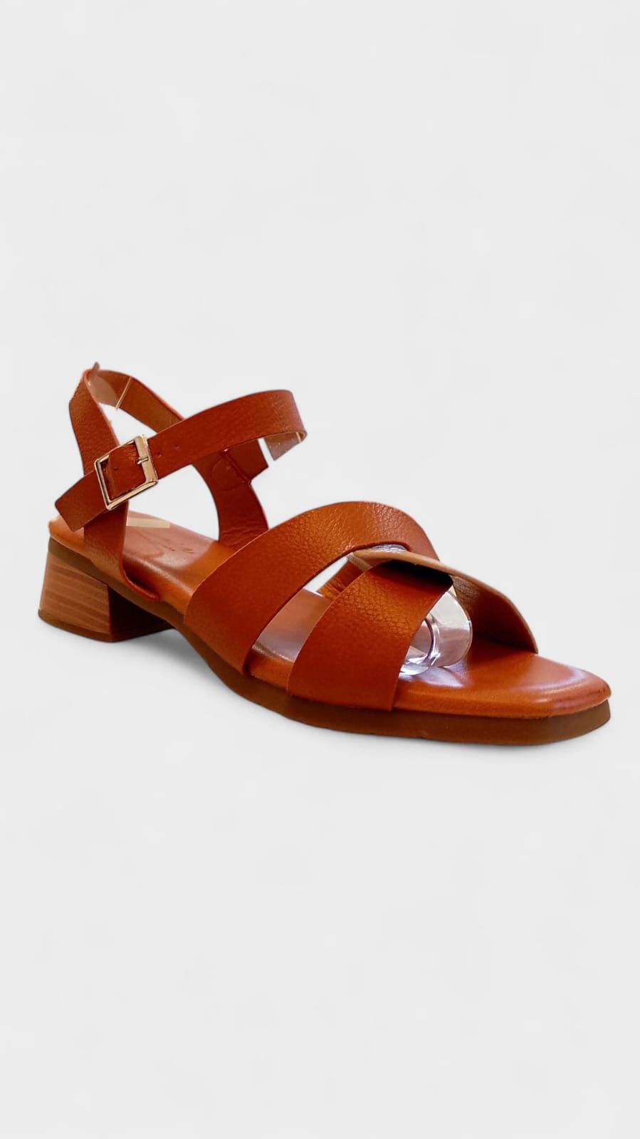 Sandalia Carmen camel - Imagen 3