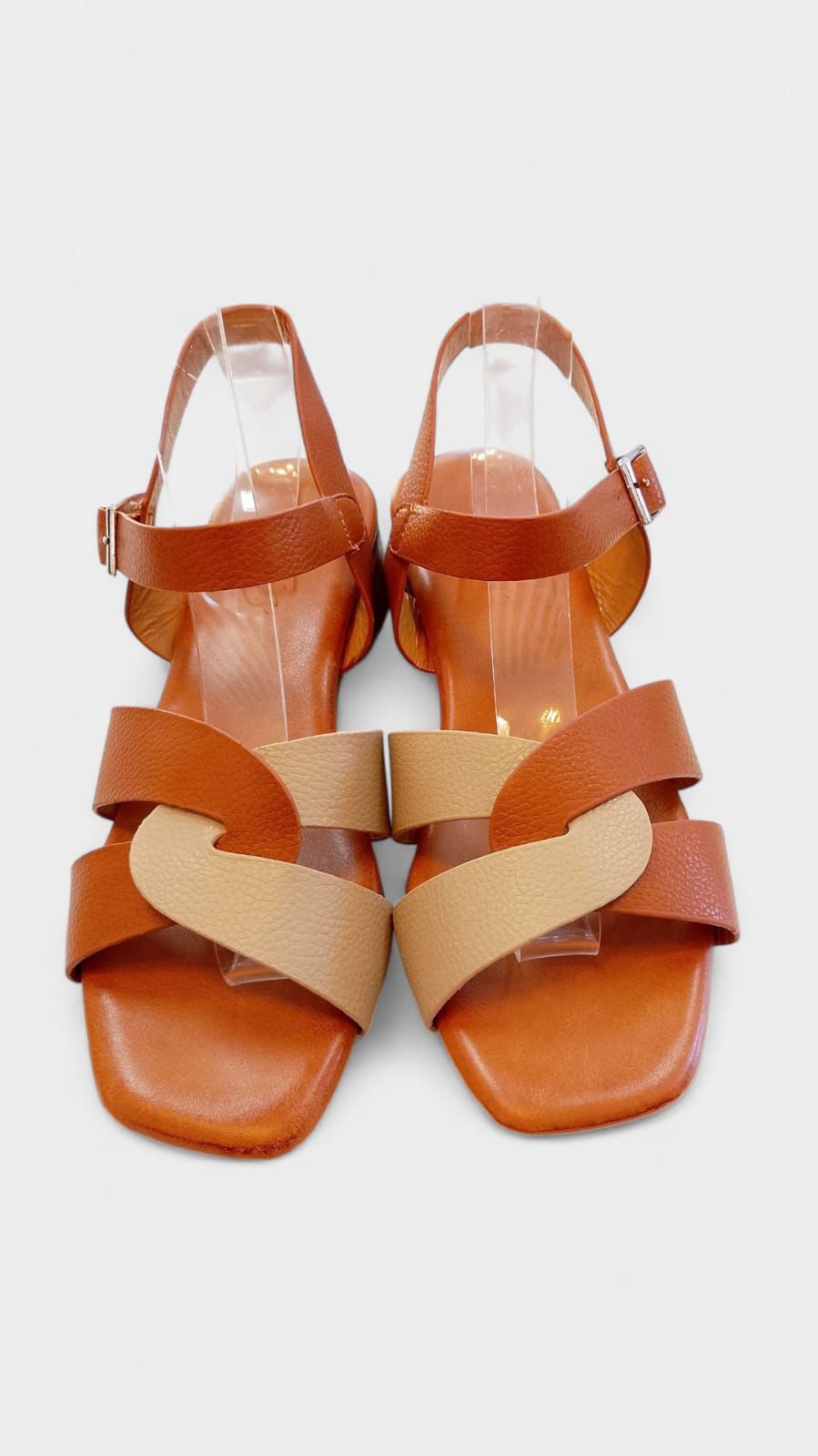 Sandalia Carmen camel - Imagen 5