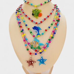 Collar olas de color