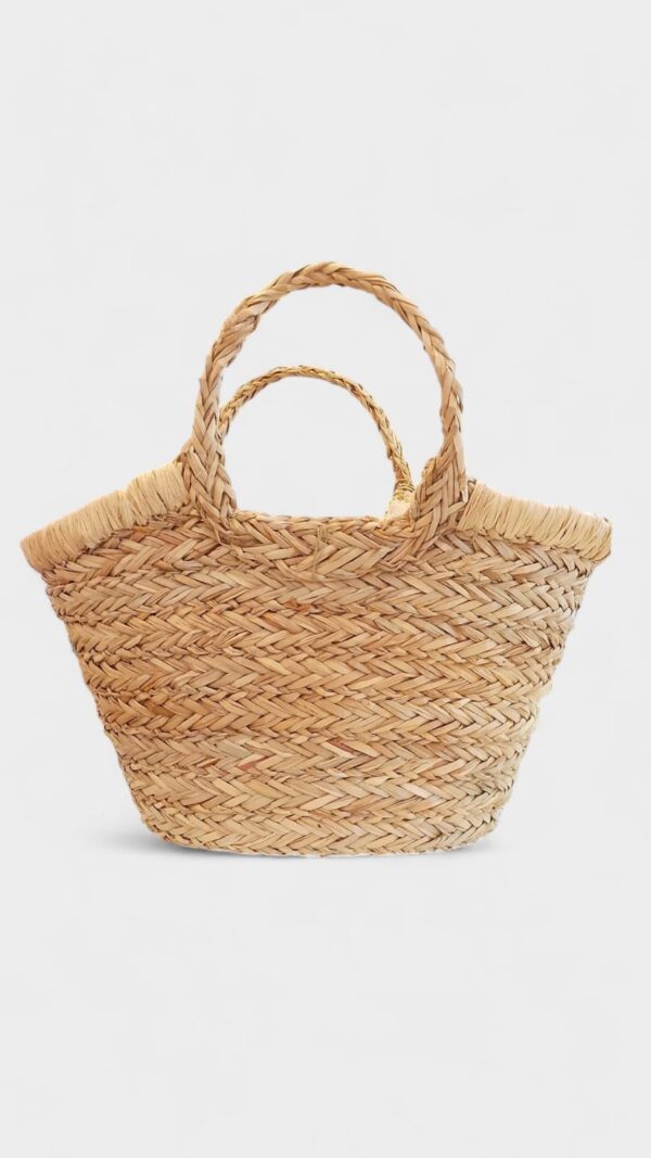 Bolso cereta rafia flor Noa&Ire - Imagen 4