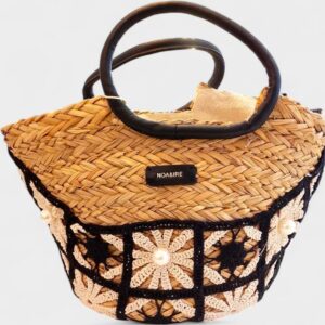Bolso mini cereta encaje flor