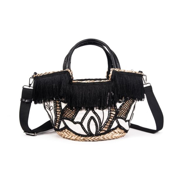 Bolso mini cereta flecos Noa&Ire - Imagen 3