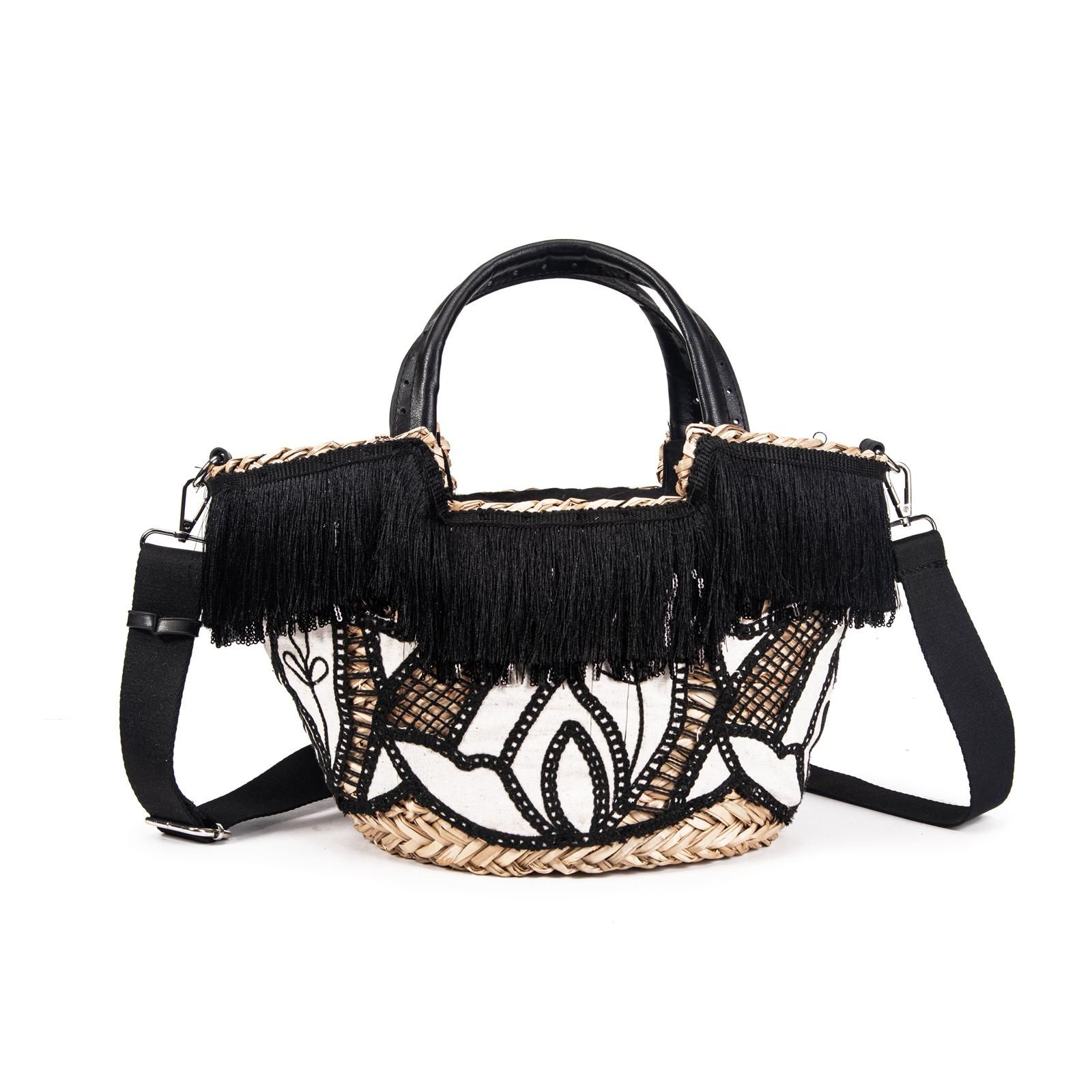 Bolso mini cereta flecos Noa&Ire - Imagen 3