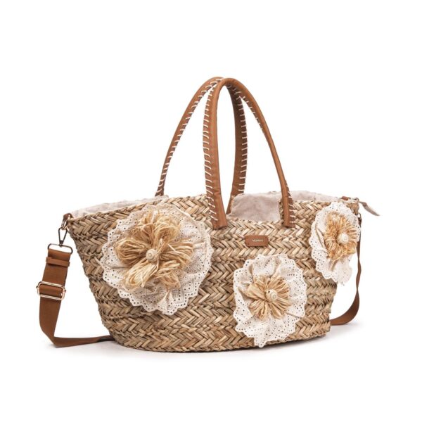 Bolso cereta mega top encaje