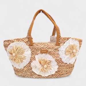 Bolso cereta mega top encaje