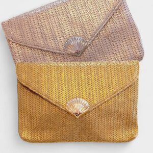 Bolso rafia trenzado