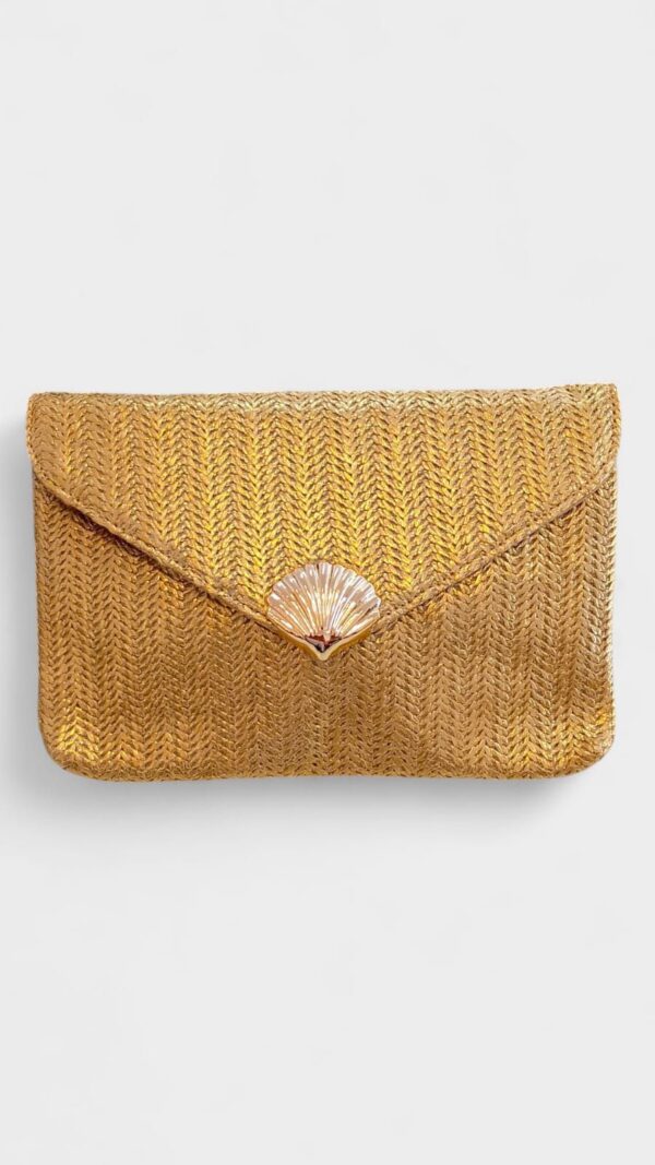 Bolso rafia trenzado