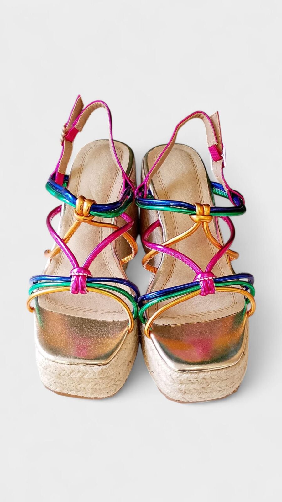 Cuña alta tira multicolor - Imagen 3