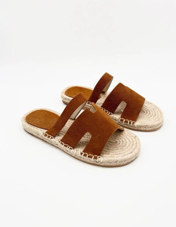 Sandalia esparto H camel