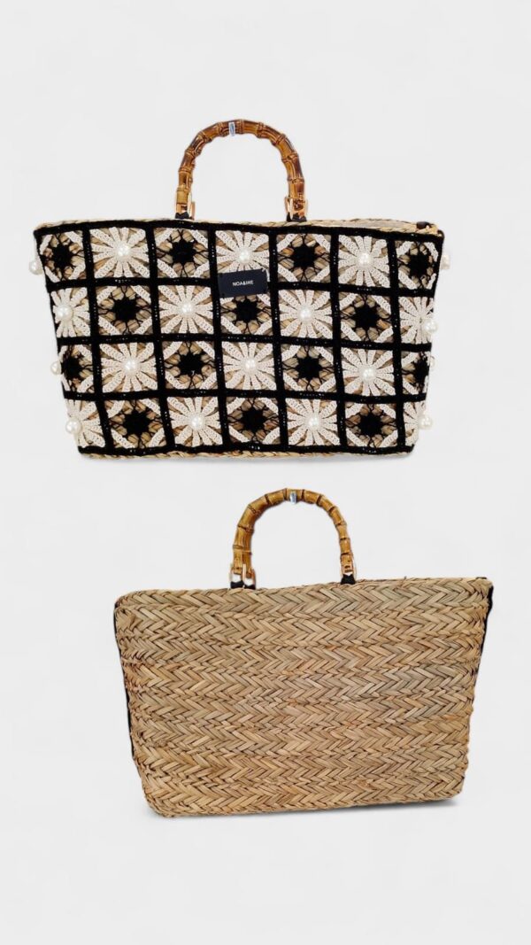 Bolso cereta tejido perlas Noa&Ire - Imagen 4